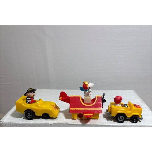 Vintage McDonalds 1990s Snoopy & Friends Happy Meal Toys Set Of 3 - Picture 5 of 12